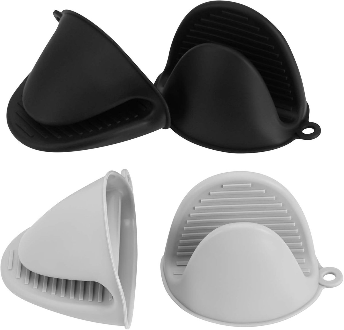 2 paar - hitte bestendige handschoenen - Ovenhandschoenen - Magnetronhandschoenen - Hittebestendige handschoenen - Hittebestendige bakhandschoenen - Antislip en waterdichte handschoenen
