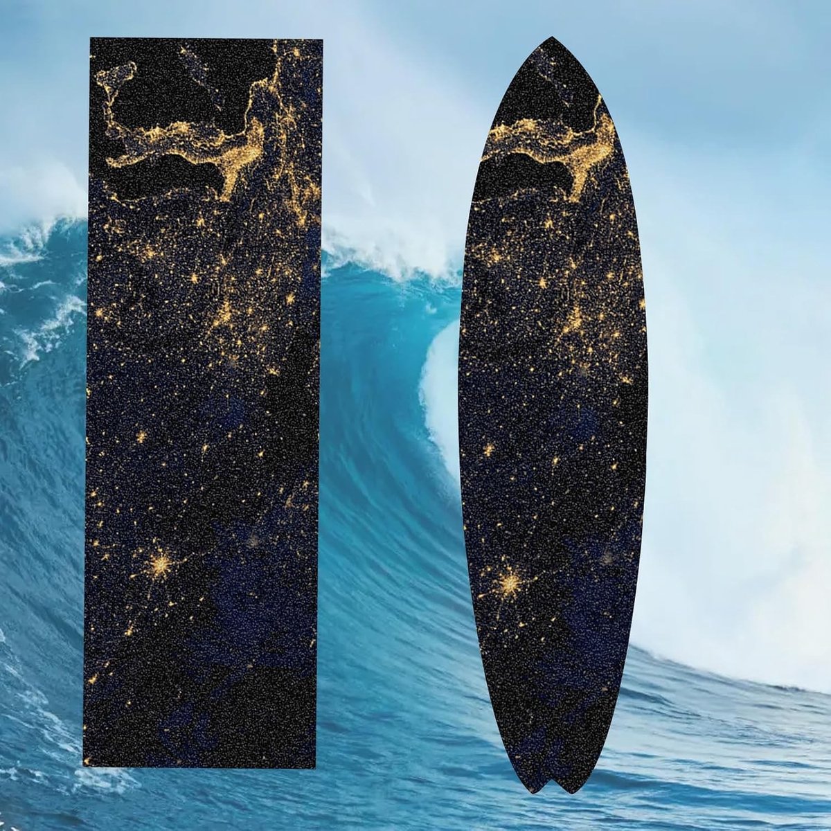 Premium Griptape voor Skateboards, Antislip Sandpaper met Hoge Slipweerstand voor Longboards en Stunt Skateboards, Ideaal voor Skateboard Accessoires