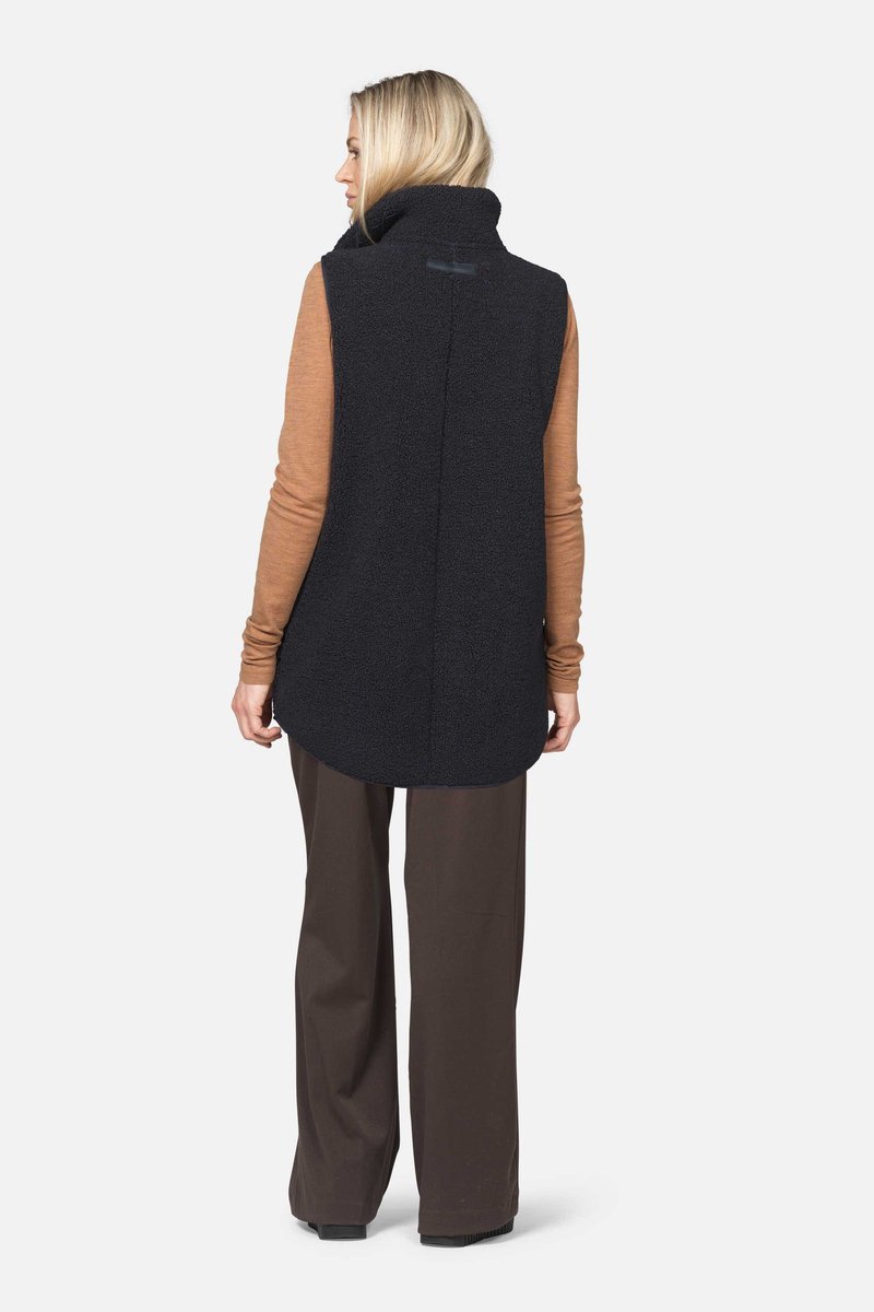 Lange teddy bodywarmer BONDEDPILE02