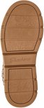 Onderkant van de zool met bloemmotieven en Skechers merknaam.