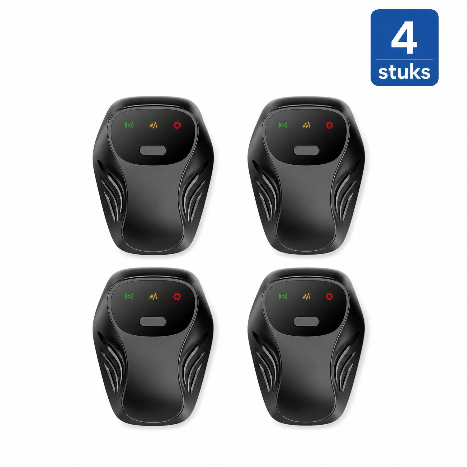 TEKROA® Ultrasonische Ongedierte Verjager voor binnen - Verjager - 4 Stuks - 4 Werkmodi - Pest Reject - Muizenverjager - Vliegenverjager - Muggenstekker - stopcontactmodel voor woning en opslag