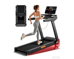 ROBORE L20 Loopband 2026 - Inklapbaar, 3,5PK Borstelloze Motor, 14 km/u, Helling tot 15%, Hartslagmeting, 180kg, LED Aanraakscherm, Demping, Zwart