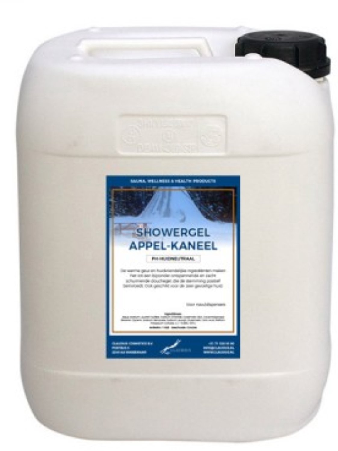 Claudius Douchegel Appel-Kaneel 10 liter - showergel - navulling - voordeelverpakking