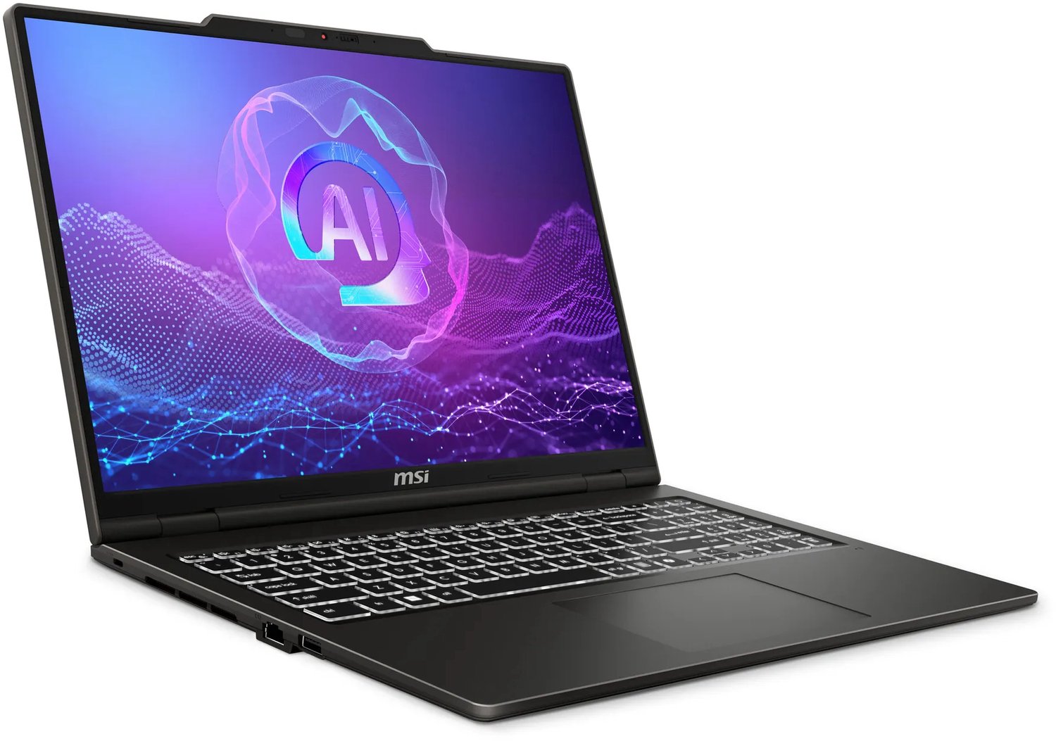 MSI Venture 16 AI A2HMG-074NL Intel Core Ultra 7 255H Laptop 40,6 cm (16) 2K 16 GB DDR5-SDRAM 512 GB SSD Wi-Fi 6E (802.11ax) Windows 11 Pro Grijs