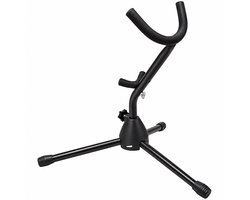 Somstyle Saxofoon Standaard voor Alt & Tenor - 37.5 CM - Muziekstandaard voor Altsaxofoon & Tenorsaxofoon - Zwart