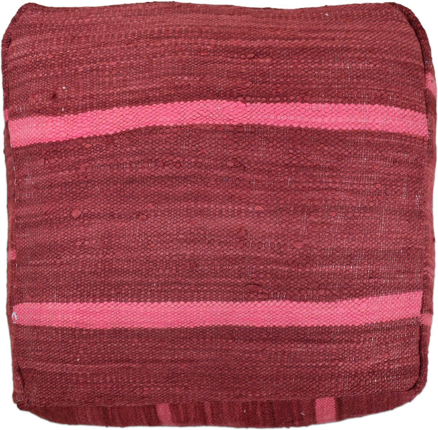 Poufs&Pillows Marokkaans kelim vloerkussen - Uniek en handgemaakt - 60x60x20 CM - Gevuld geleverd - Kleurrijk palletkussen - k1697