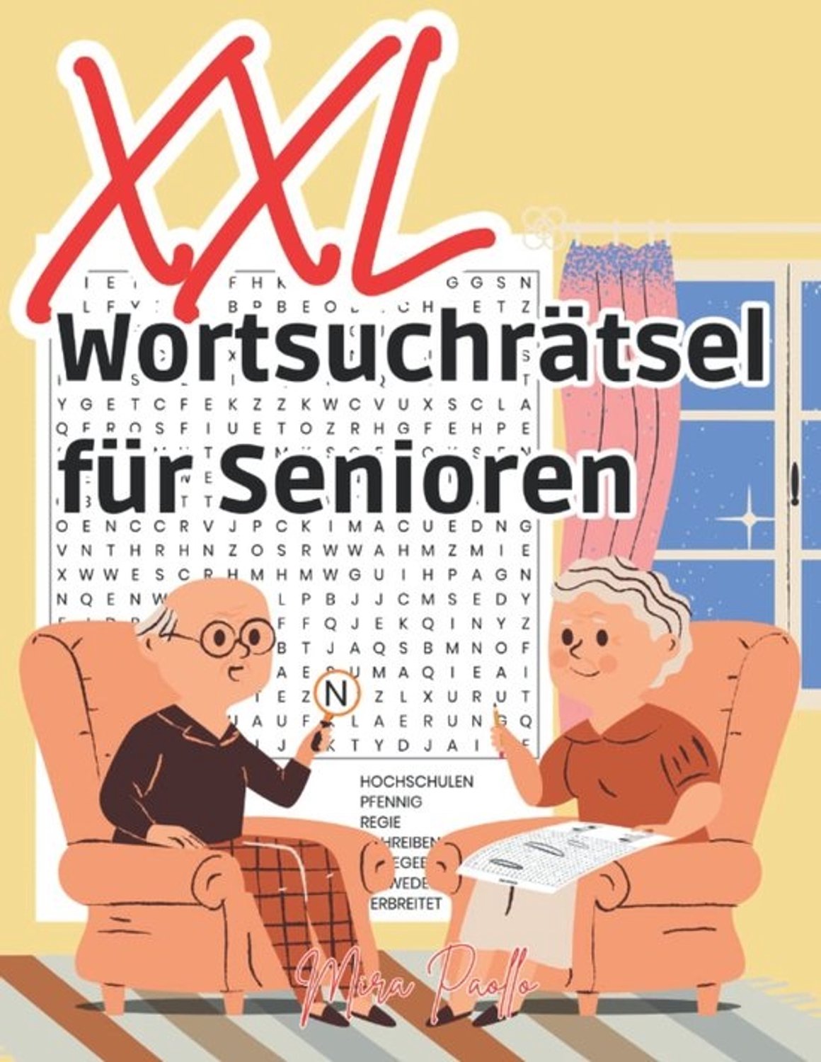 XXL Woordzoekpuzzels in groot formaat met grote letters - Voor senioren en slechtzienden