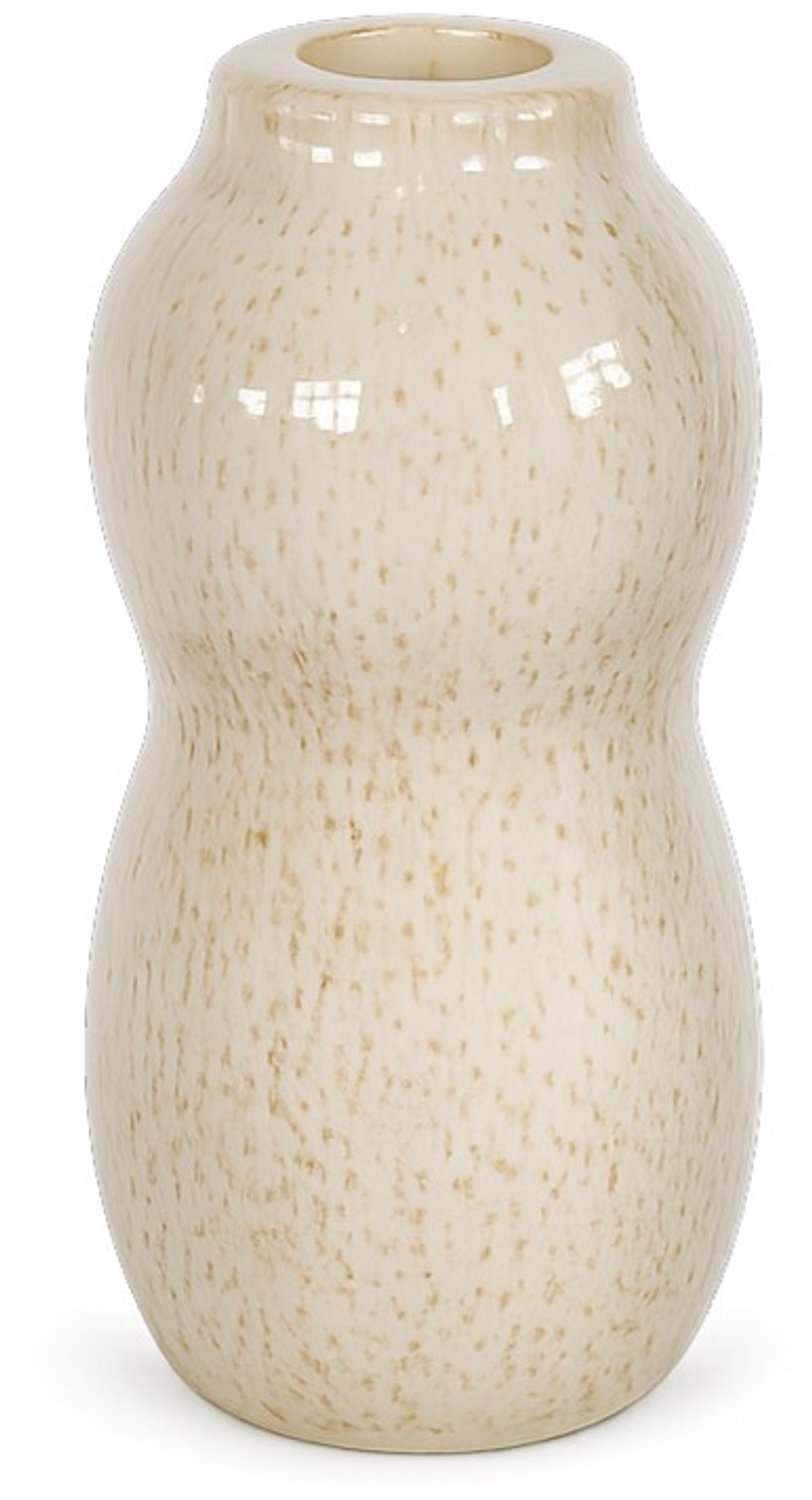 Aardewerk vaasje Blob beige