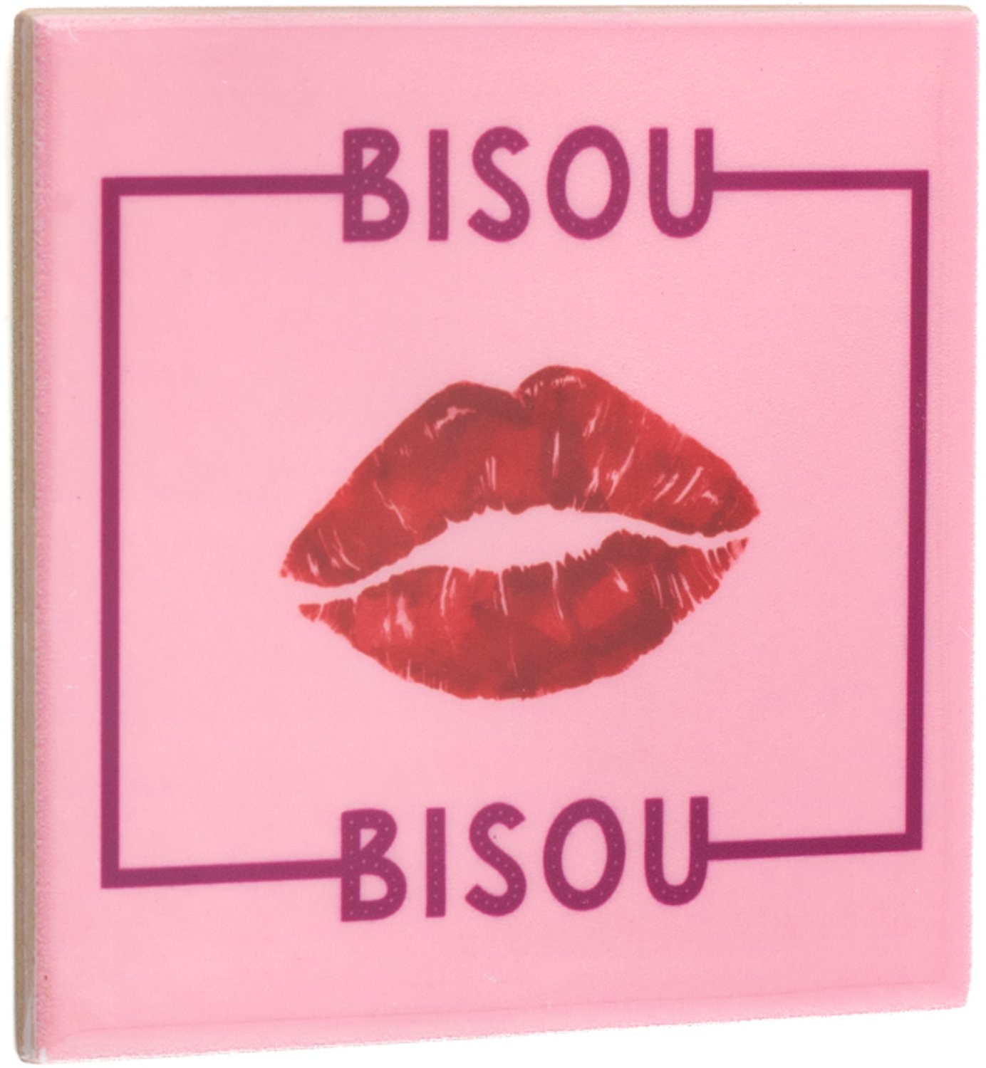 Tegeltje Bisou bisou
