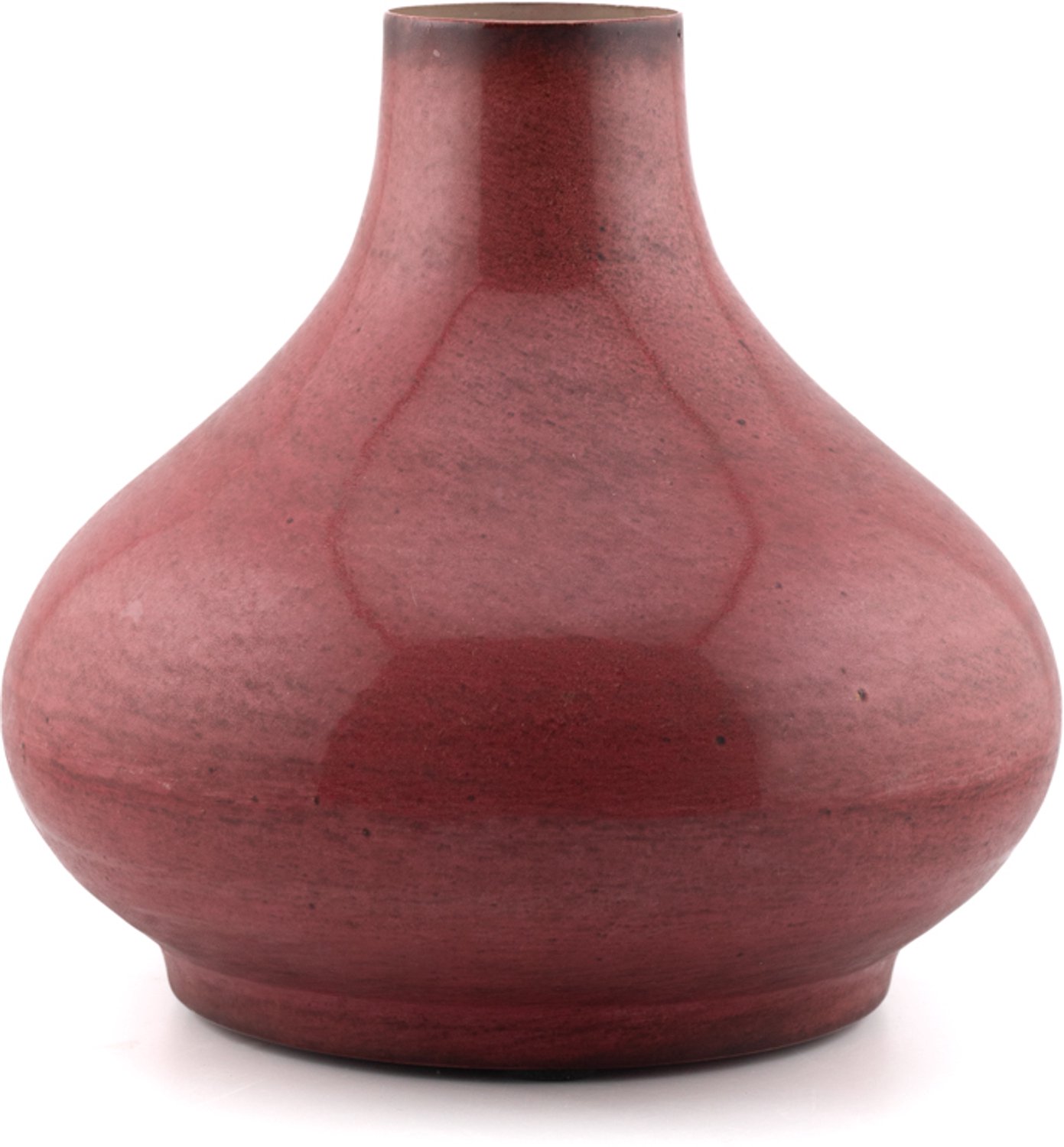 Metalen vaas spheric roze