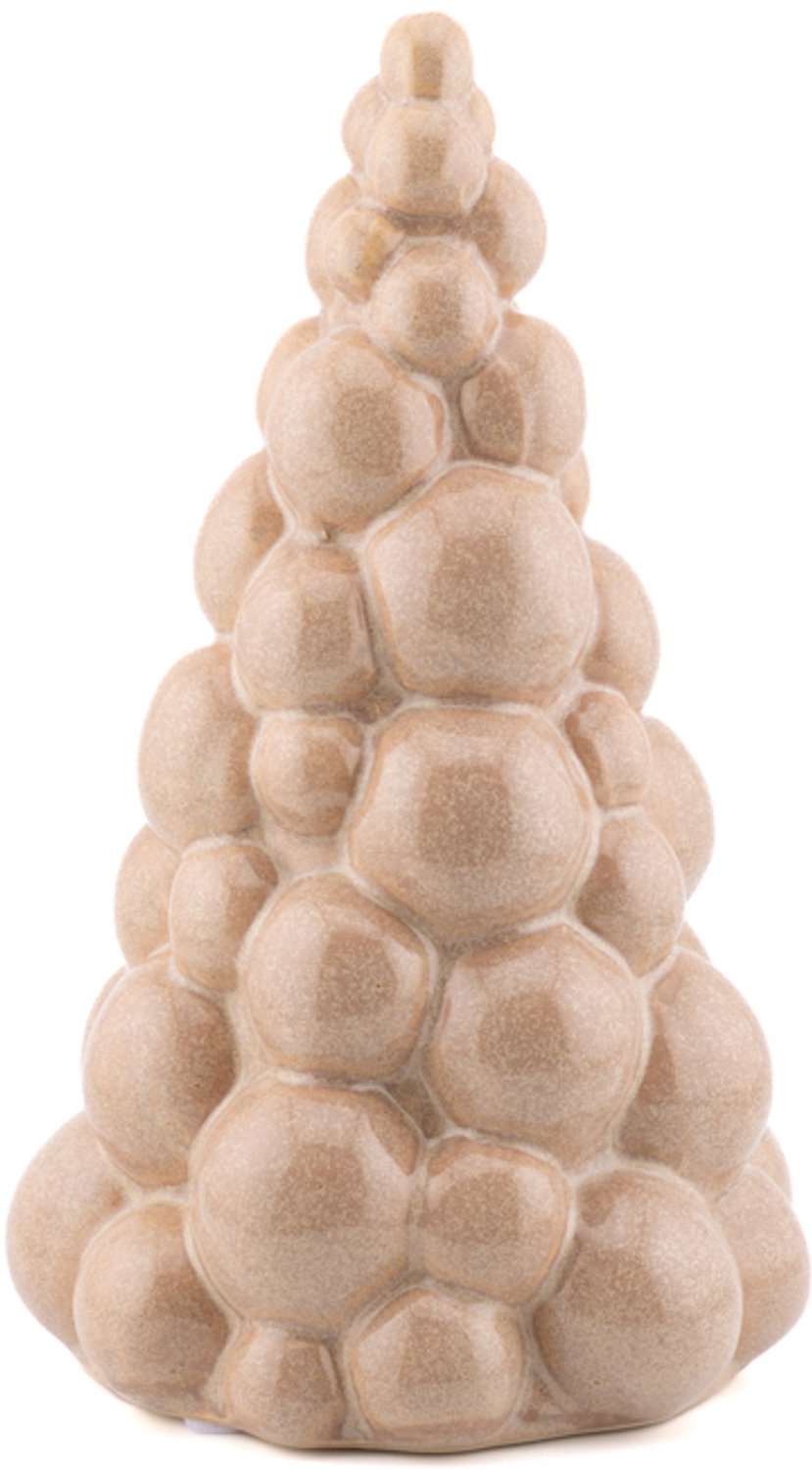 Ornament kerstboom Fir beige S