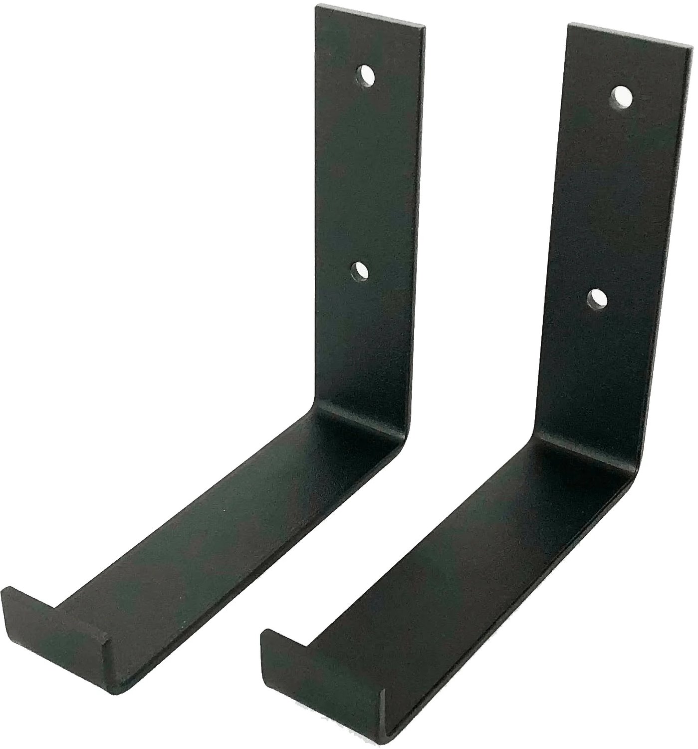 Wovar Plankdrager Zwart Industrieel 15 x 15 cm | T4 | Set 2 Stuks