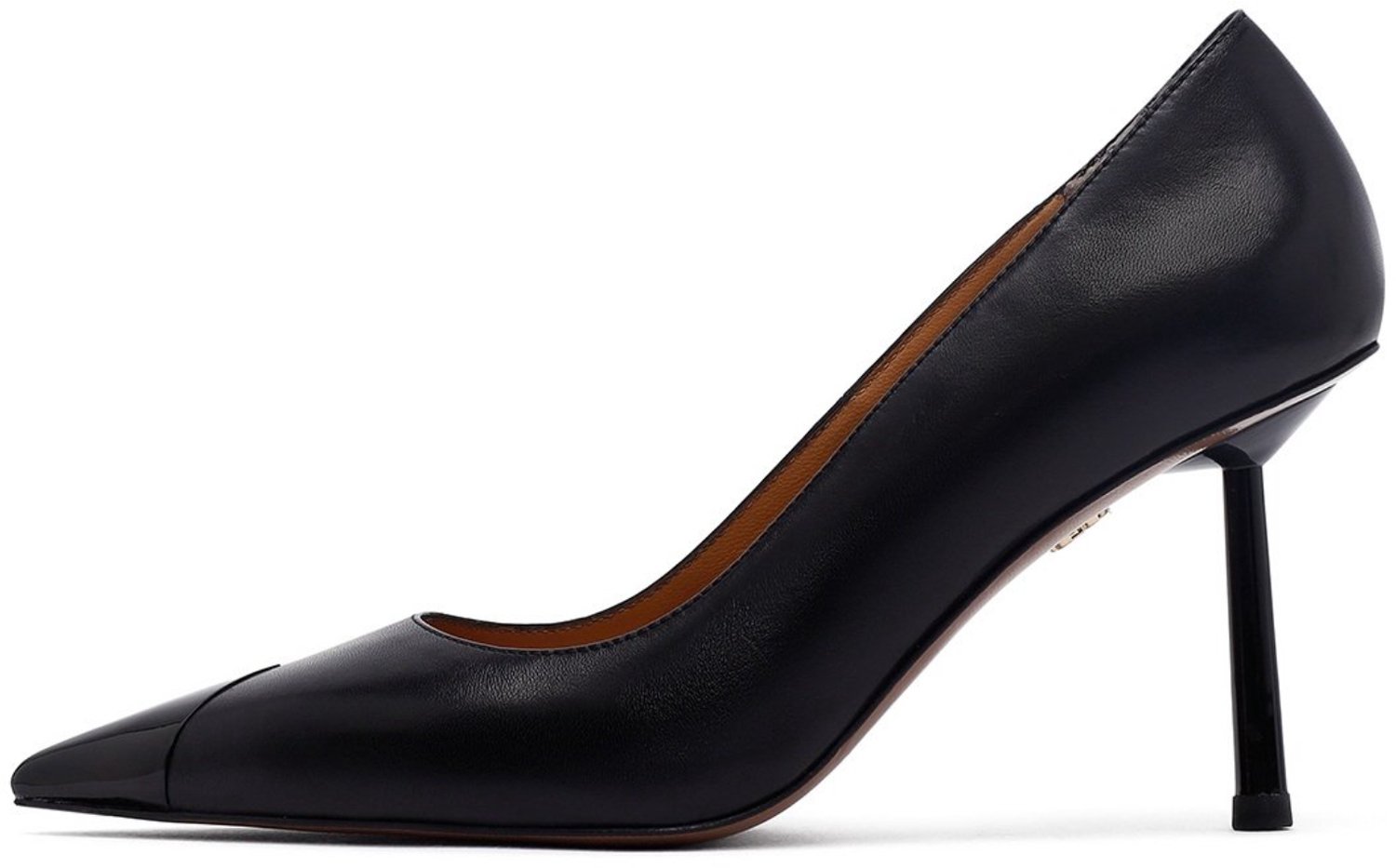 DERIMOD High Heeled Shoes Leather High Heeled Shoes