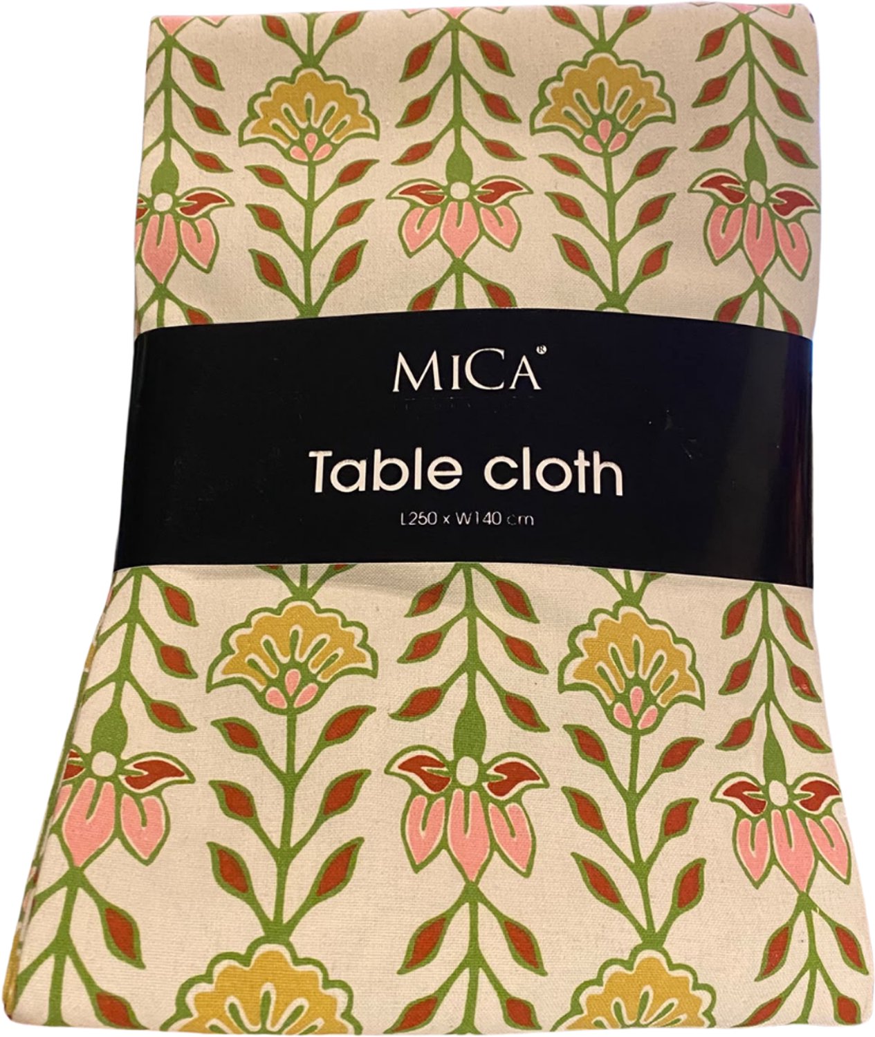 Mica Tafelkleed Bloemenprint Offwhite 250x140 cm – Groot Tafelkleed – Bloemen Tafelkleed voor Eettafel