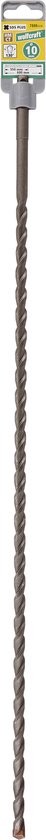 Wolfcraft SDS-plus betonboor van 10 mm in verpakking met 550 mm lengte.