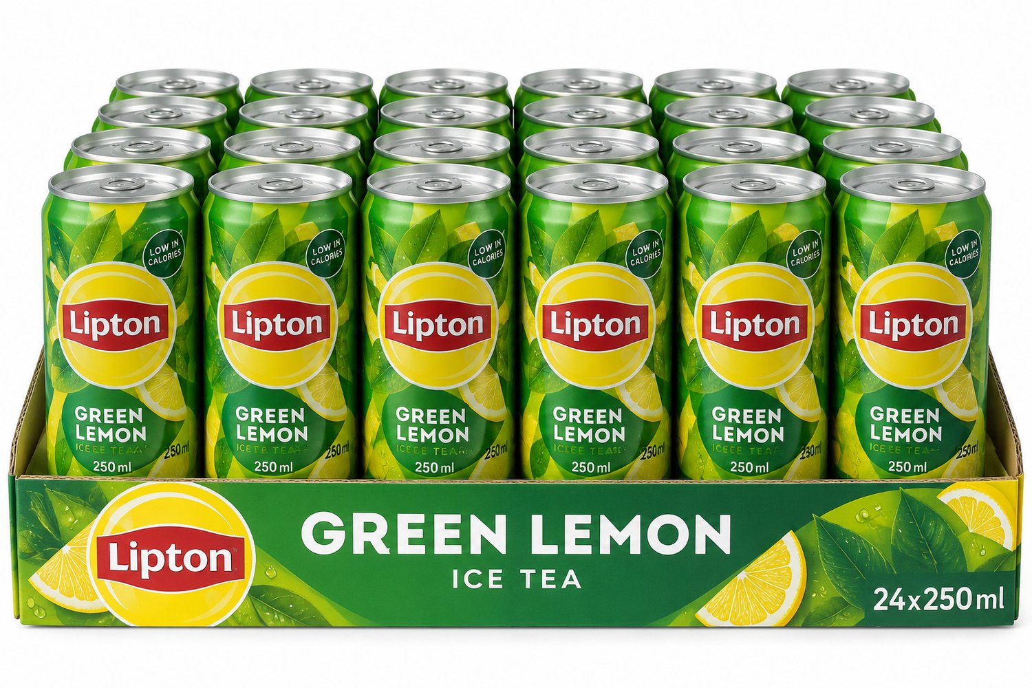 Tray Lipton Ice Tea - Green Lemon - 24 x 250 ml