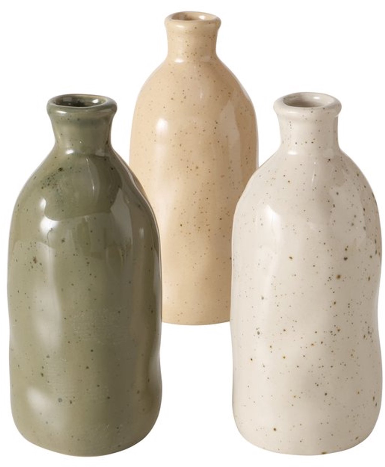Boltze Vaas mylana - set van 3 groen