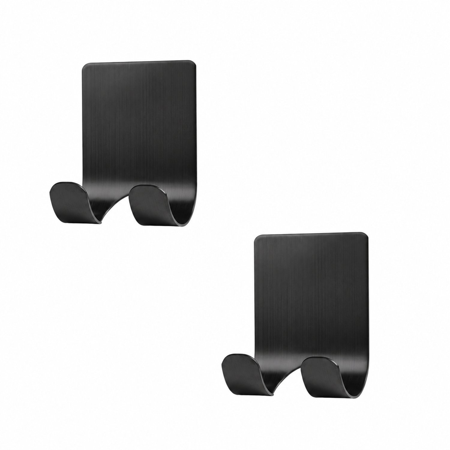 XIVADA - Scheermeshouder Douche - Scheermeshaakjes Zelfklevend - Handdoekhouder - 2 stuks - Zwart