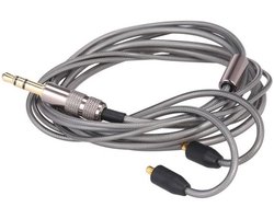 3,5 mm audiokabel - MMCX-vervangingskabel - Afneembare oortelefoonkabel - Zwart - Voor SE215/SE315/SE425/SE535/SE8