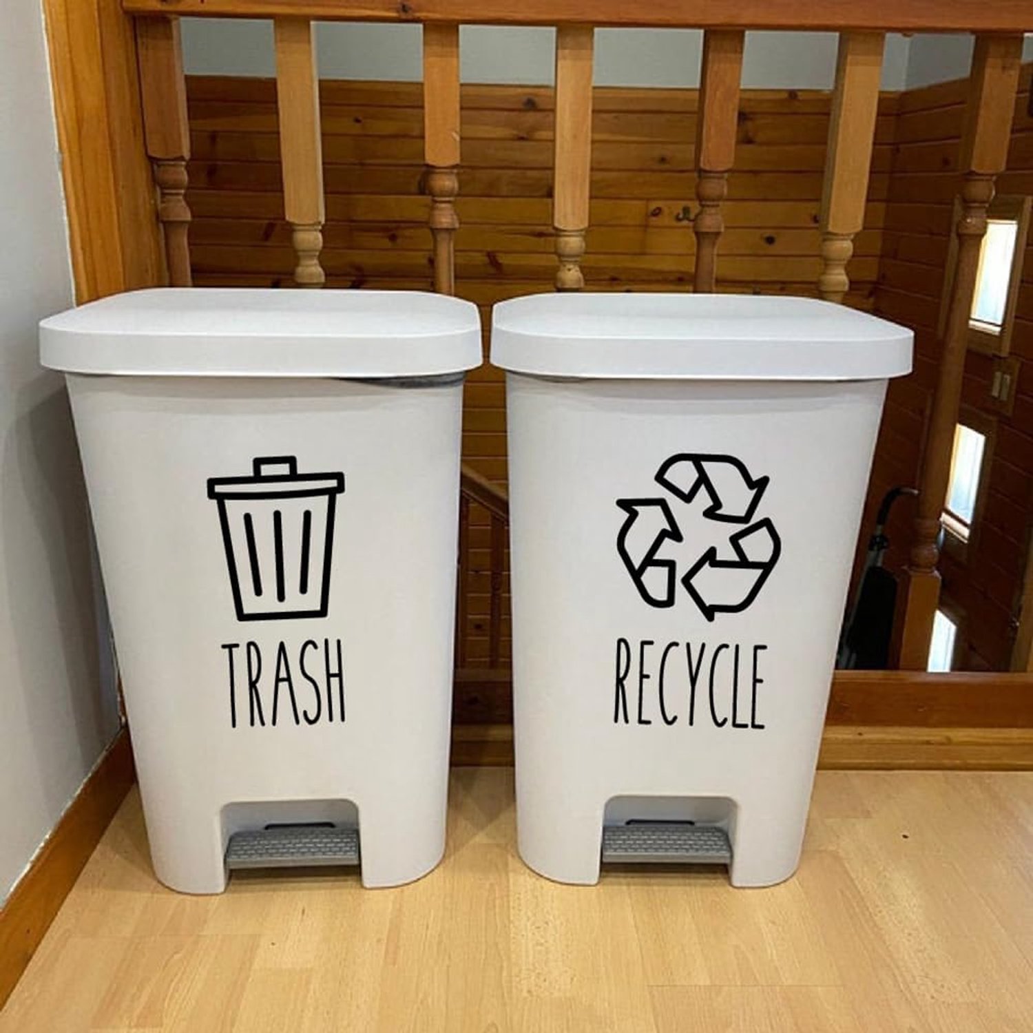 Wheelie Bin stickers - milieuvriendelijke decoratieve stickers - waterdicht - voor binnen en buiten - m-winkel