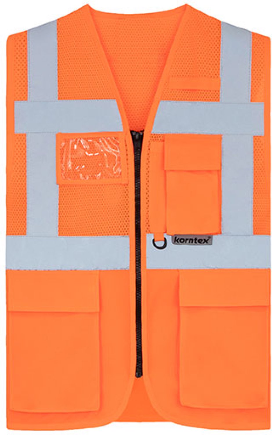 Korntex Multifunctional Hi-Vis Mesh-Vest Athens KX808 - Signal Orange - L
