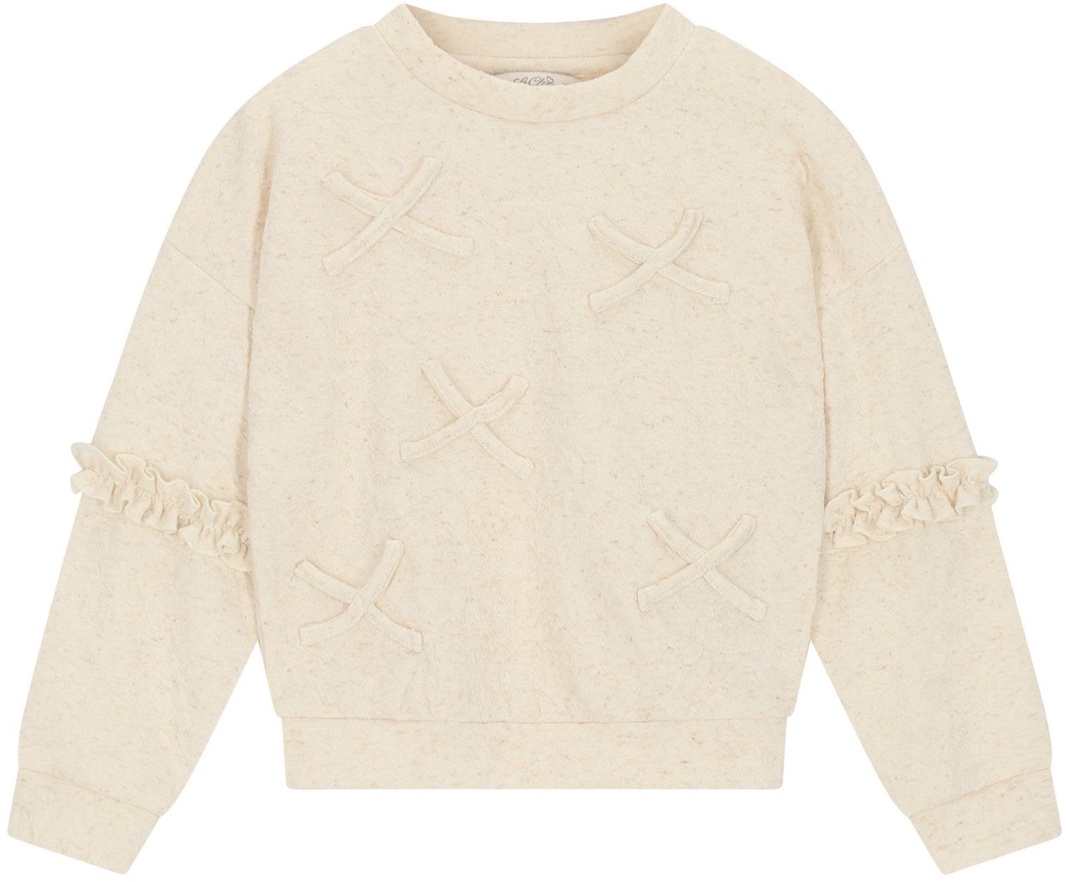 Le Chic - OVA little bows sweater - Hearts of Gold - Maat 116