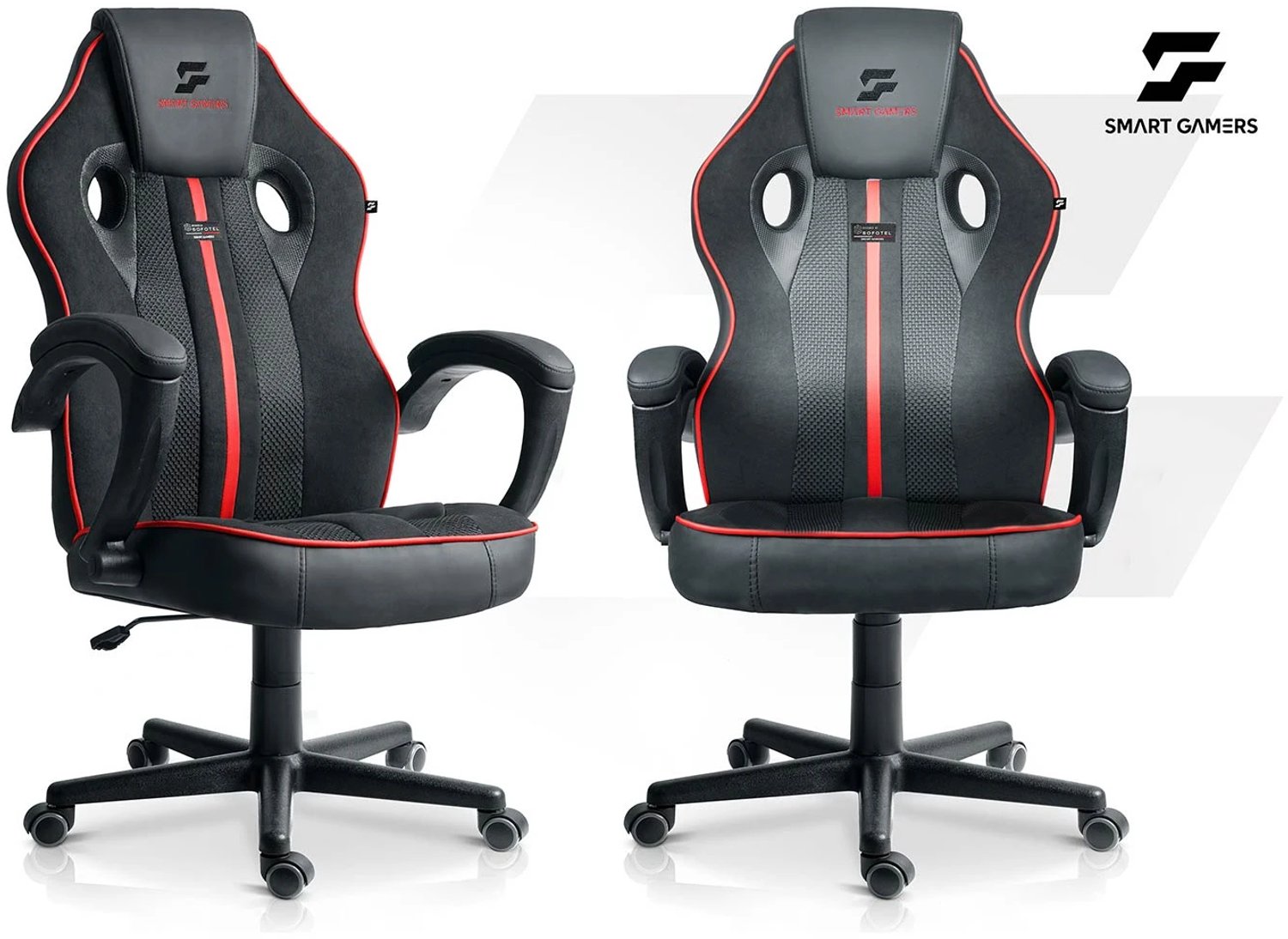 Sofotel Master - Gamingstoel - Ergonomisch - Verstelbare Hoogte - Moderne Stijl