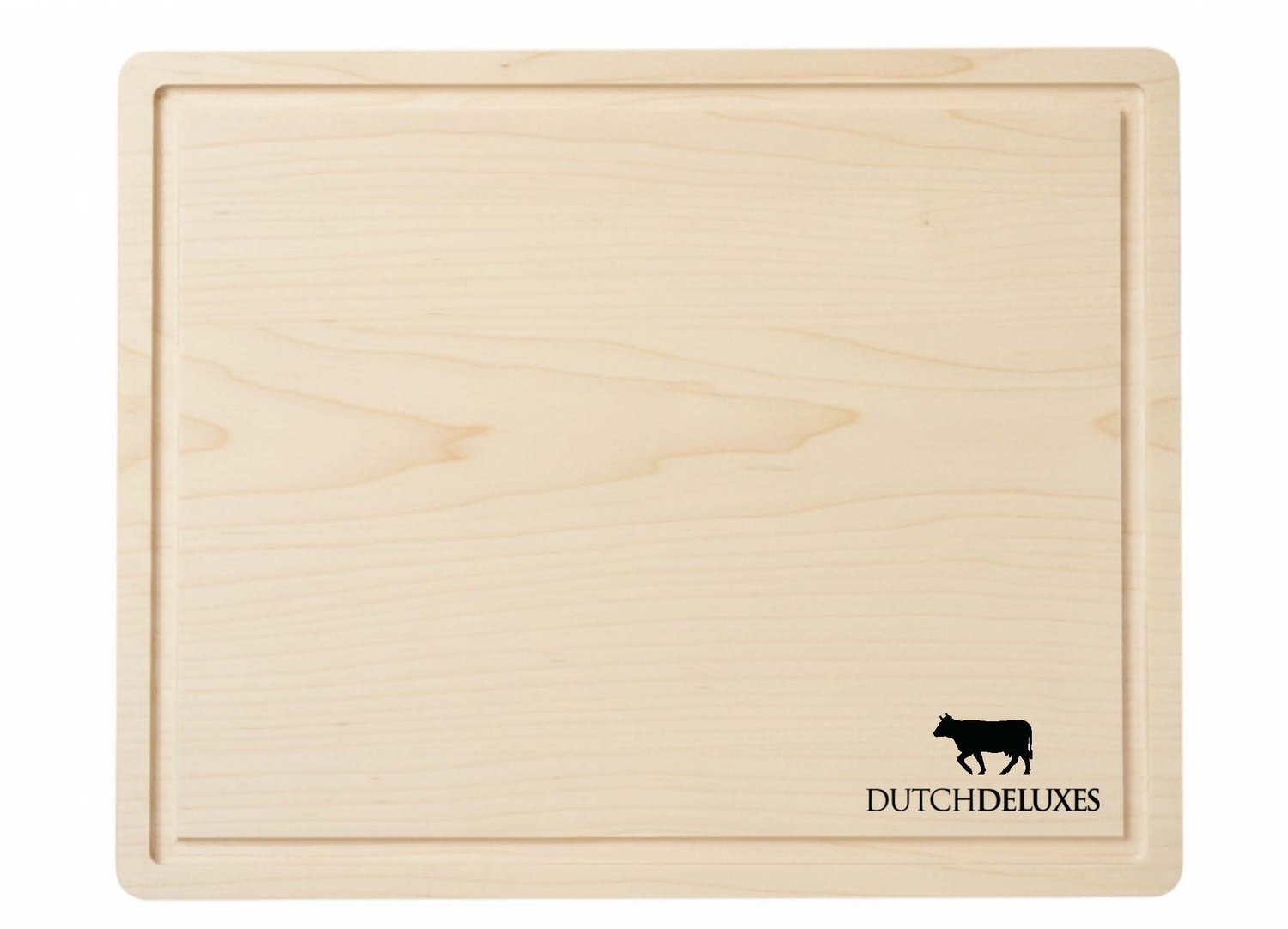 Dutchdeluxes vaatwasser bestendige - 100% houten - Snijplank - Rechthoekig - Vaatwas veilig - Sapgeul - VLEES - 40x25x2cm