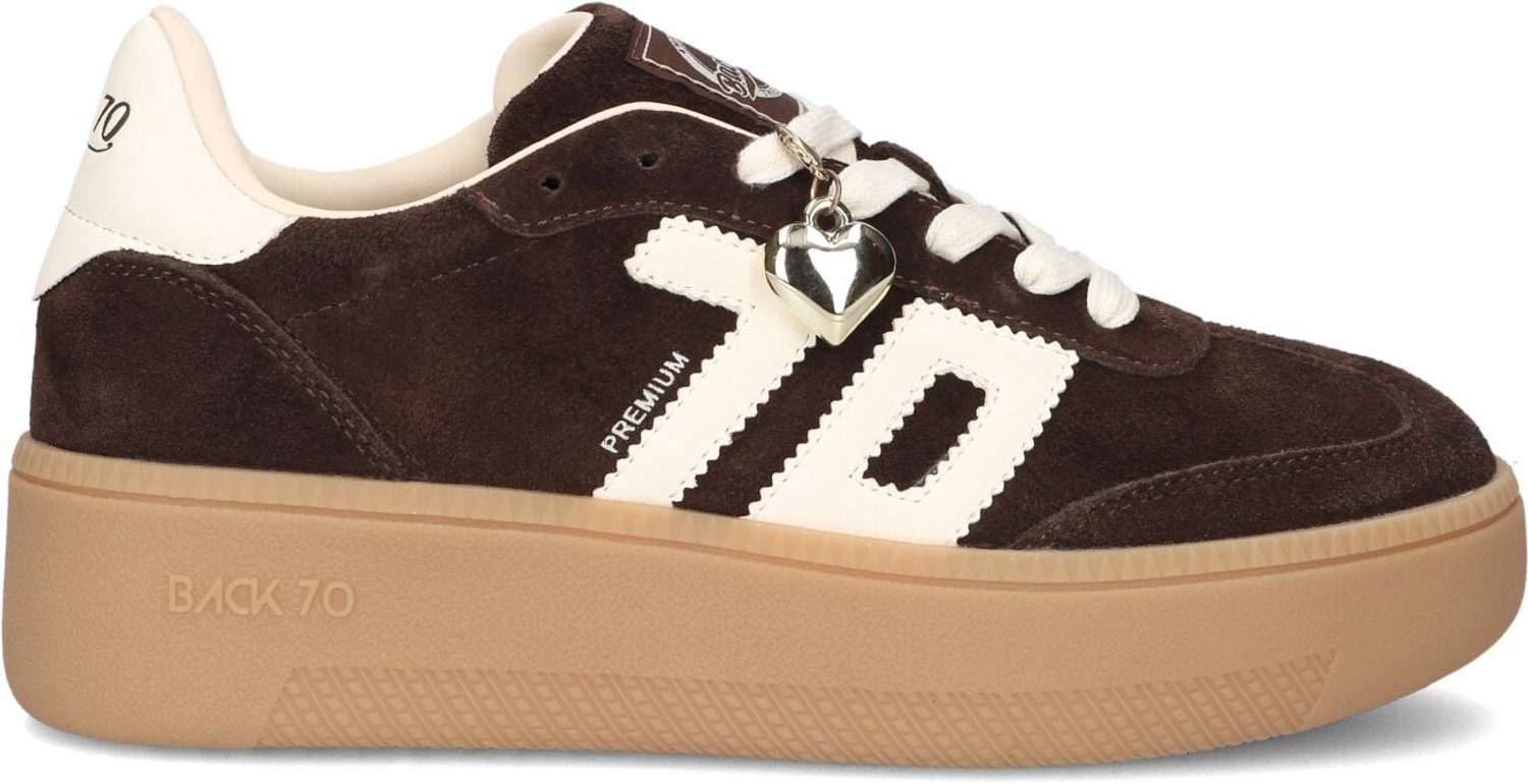 BACK70 Xxl Sneakers - Suède - Dames - Bruin - Maat 35