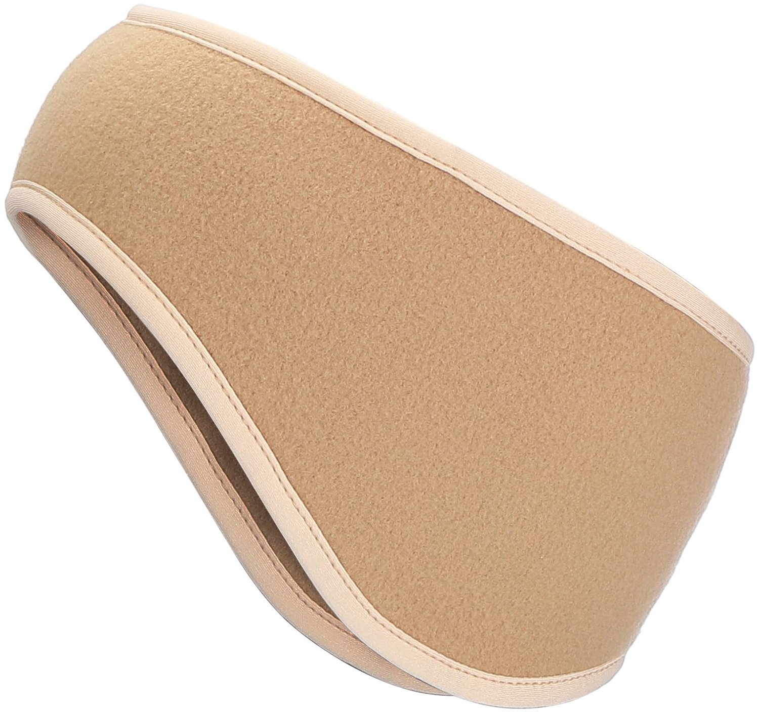 Verwarmde Oorwarmer Hoofdband - Zachte Fleece - Elastisch en Warm - Voor Hardlopen, Wandelen, Skiën en Fietsen - Khaki