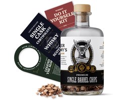 Deer Jimmy's® DIY Whiskey Cadeauset – Maak je eigen whisky met eikenhout uit een Speyside sherryvat – Origineel cadeau voor mannen