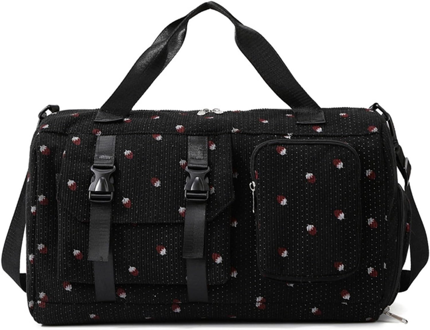 Sporttas voor Vrouwen met Vochtige Zak en Schoenopslag, Ideaal voor Fitness, Yoga en Reizen - 46 x 26 x 24 cm, Verkrijgbaar in Roze en Zwart