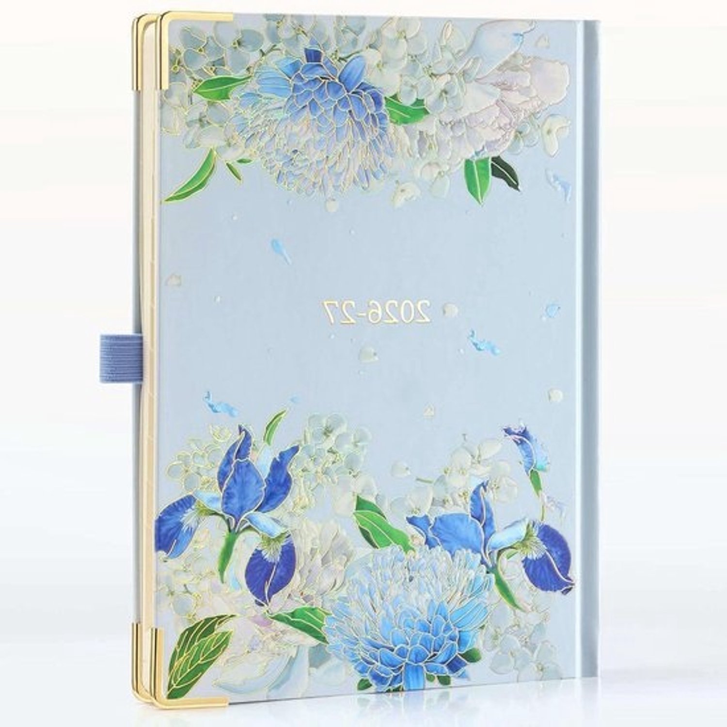 Agenda 2026 2027 - Week- en jaarplanner - Weekplanning maken - Verticaal weekoverzicht - 219 x 162 cm - Luchtblauw