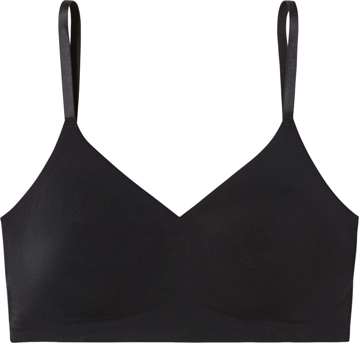 Schiesser Invisible Soft Bustier - uitneembare pads - Dames Beha zwart