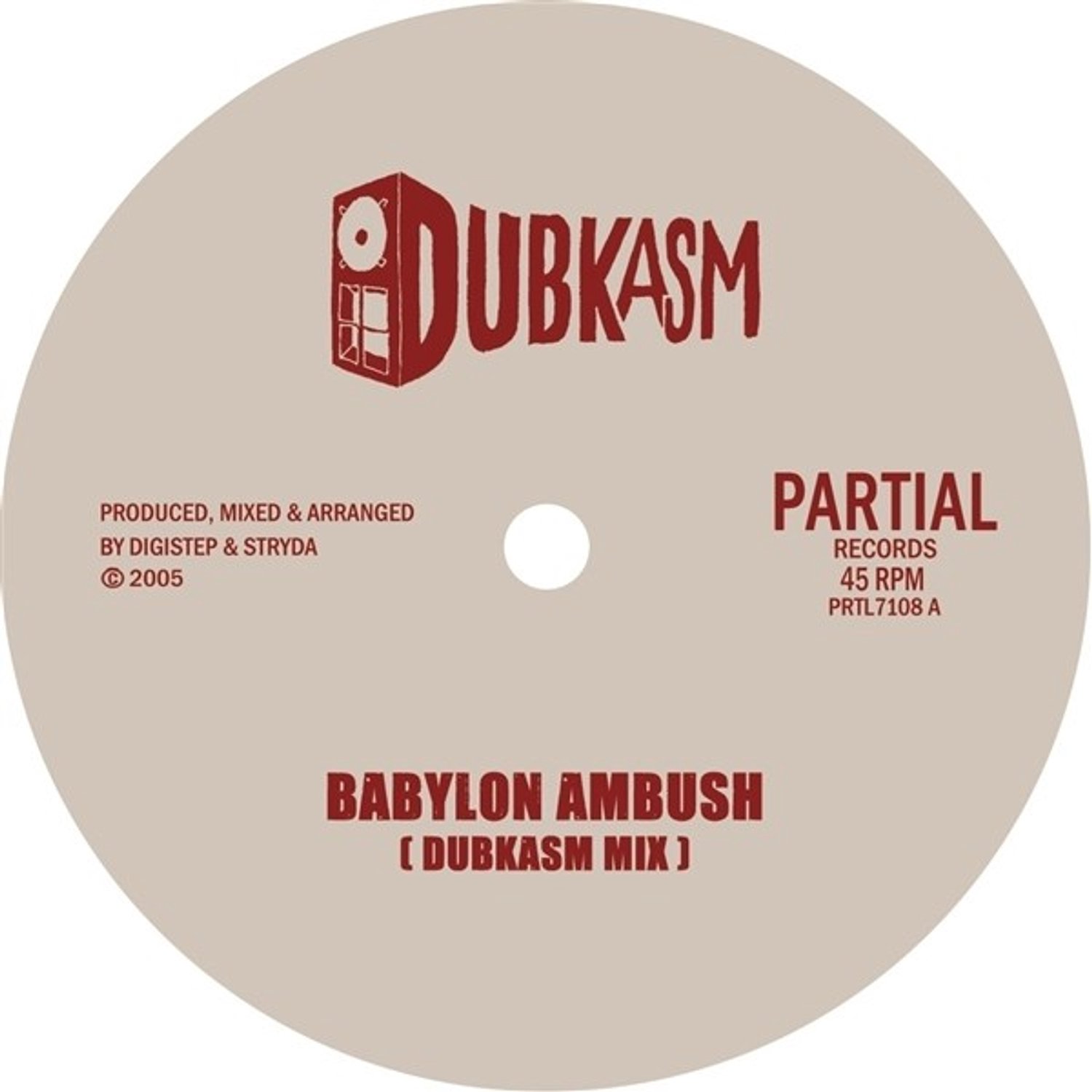 Dubkasm & Iration Steppas - Babylon Ambush (7" Single) (Coloured Vinyl)