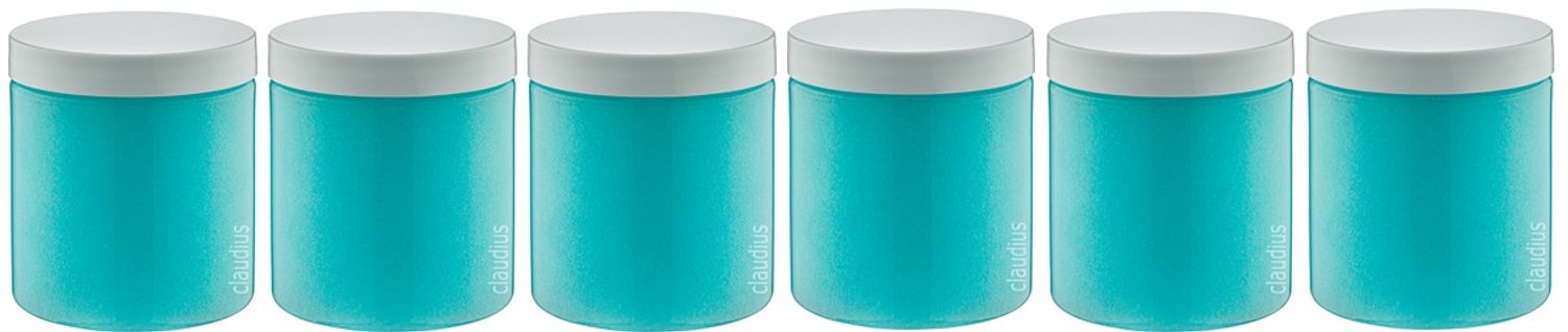 Claudius Luxe Verzorgende Bodyscrub-Gel Opium 400 gram - Pot met witte deksel - set van 6 stuks - Hydraterende Lichaamsscrub - Body Scrub