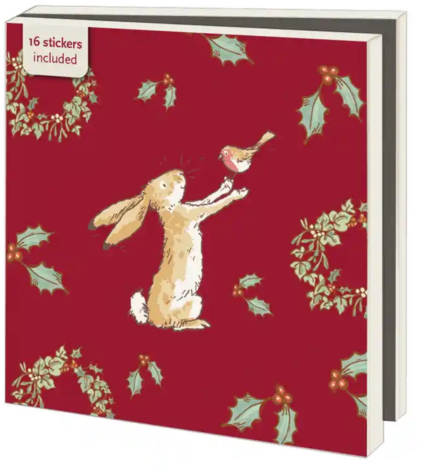 Kerstkaarten 10x - Kaartenmapje met env, vierkant: Winter, Anita Jeram - 2x5 motieven