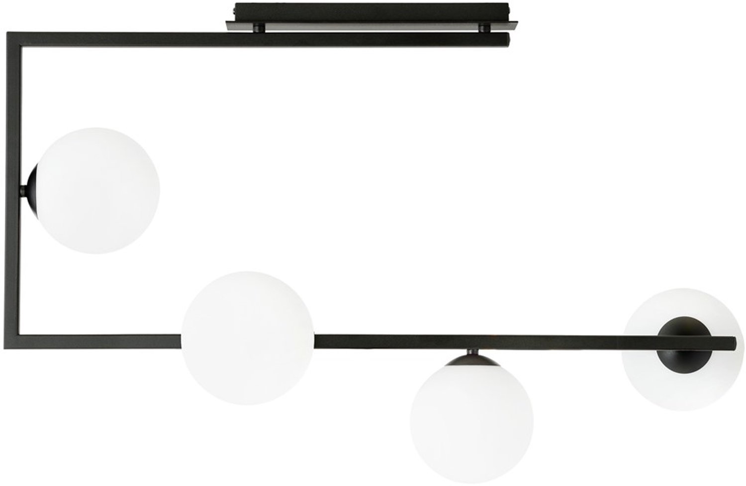 Emibig SOMA 4 BL OPAL - Moderne plafondlamp voor sfeervolle verlichting