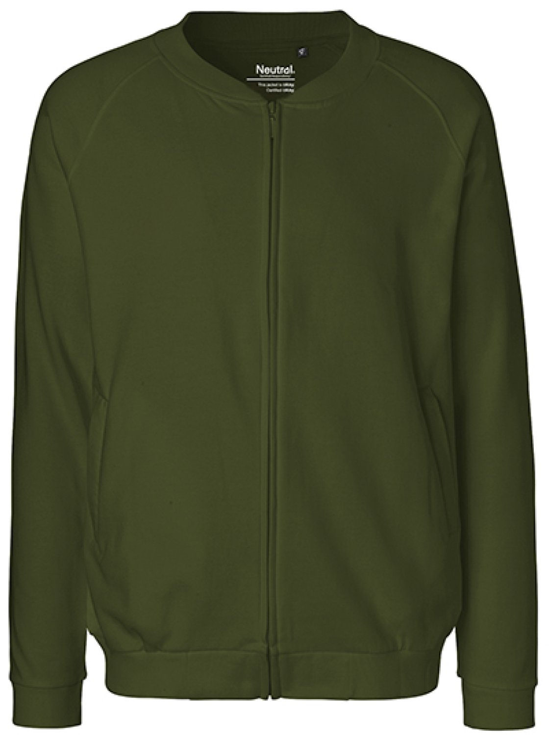 Neutral Unisex Jacket With Zip NE73501 Military