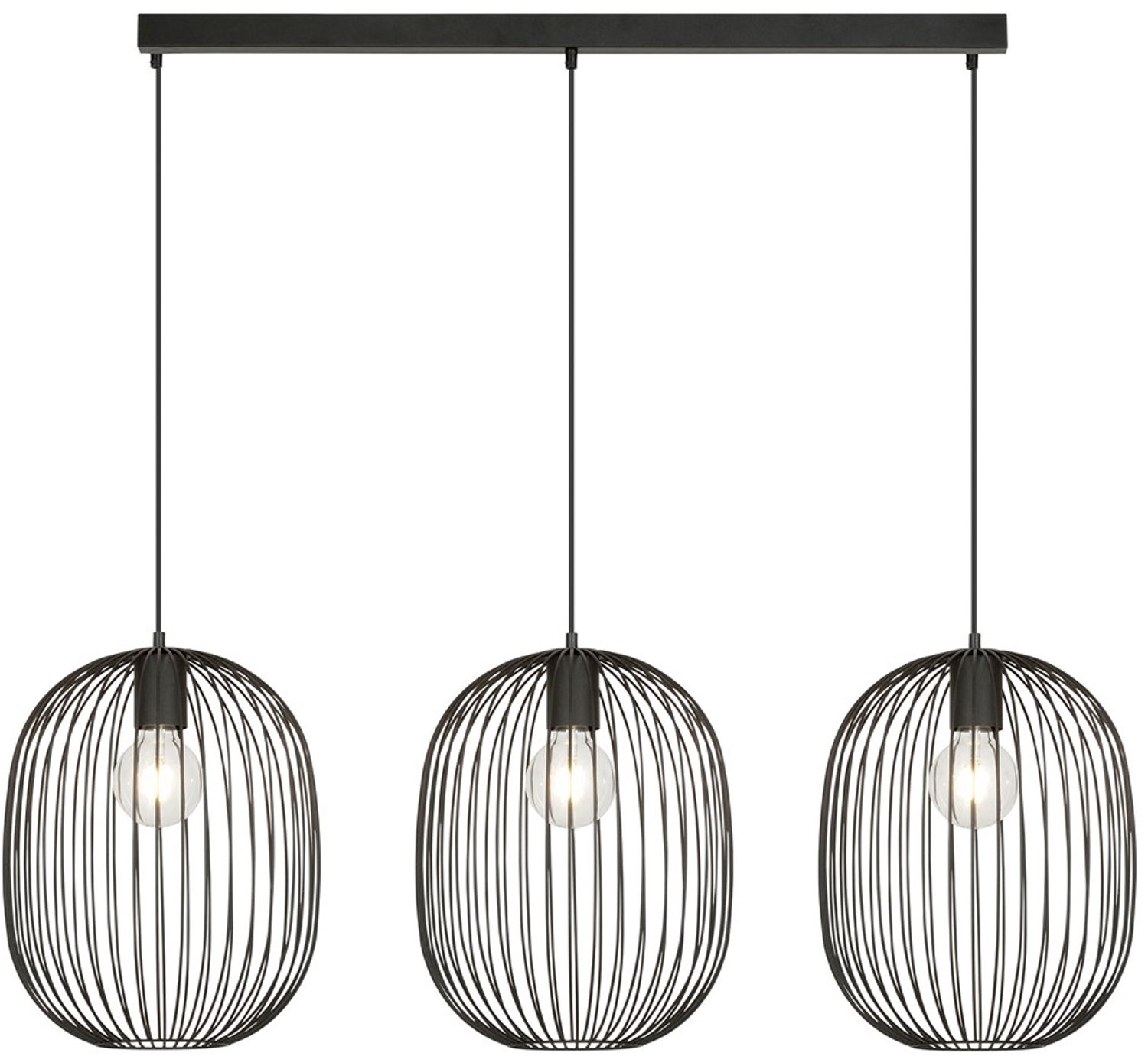 Emibig ONYX 3 BL - Stijlvolle industriële hanglamp voor elke ruimte