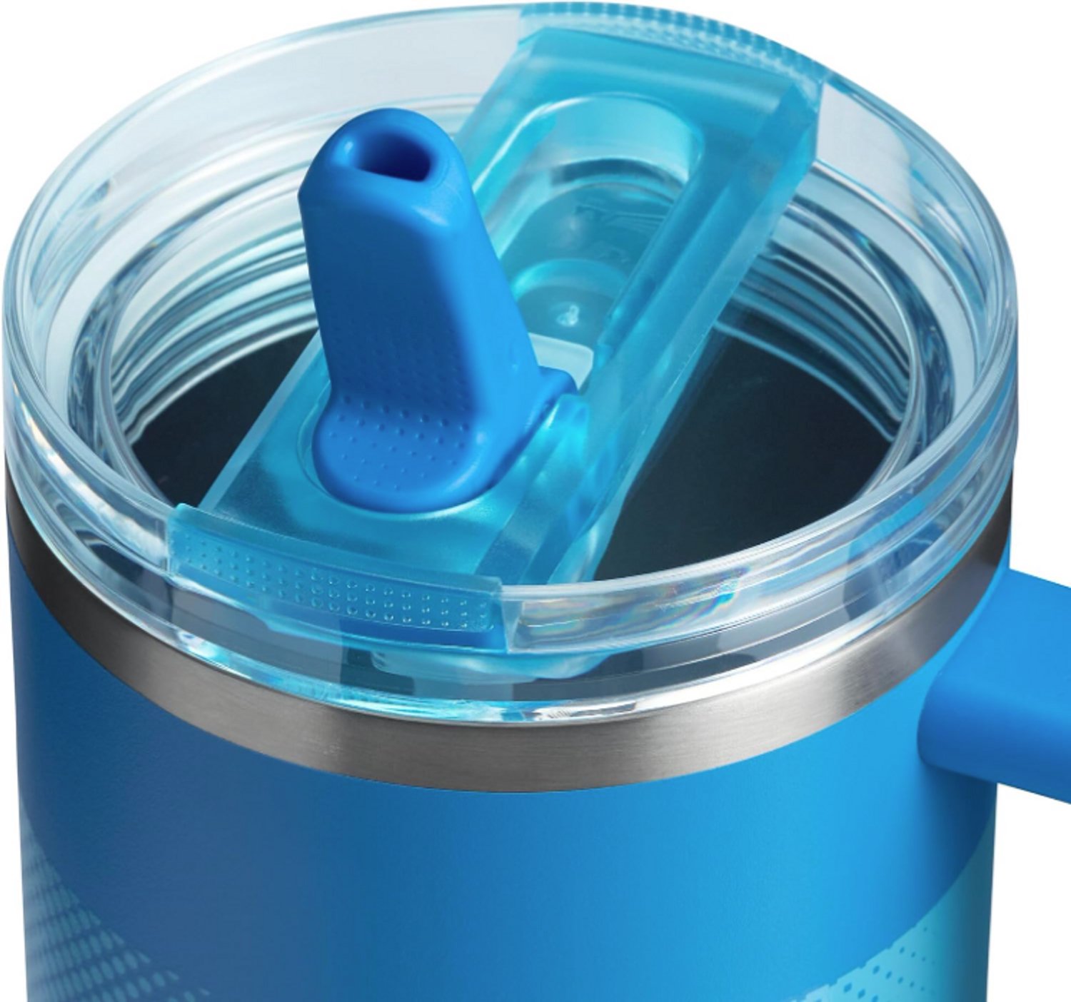 STANLEY Quencher ProTour Flip Straw Tumbler 1.2L (Azure Fade) - Lekvrije Drinkbeker met Rietje & Handvat – RVS Geïsoleerd – BPA-vrij – Cupholder Geschikt – foto 3