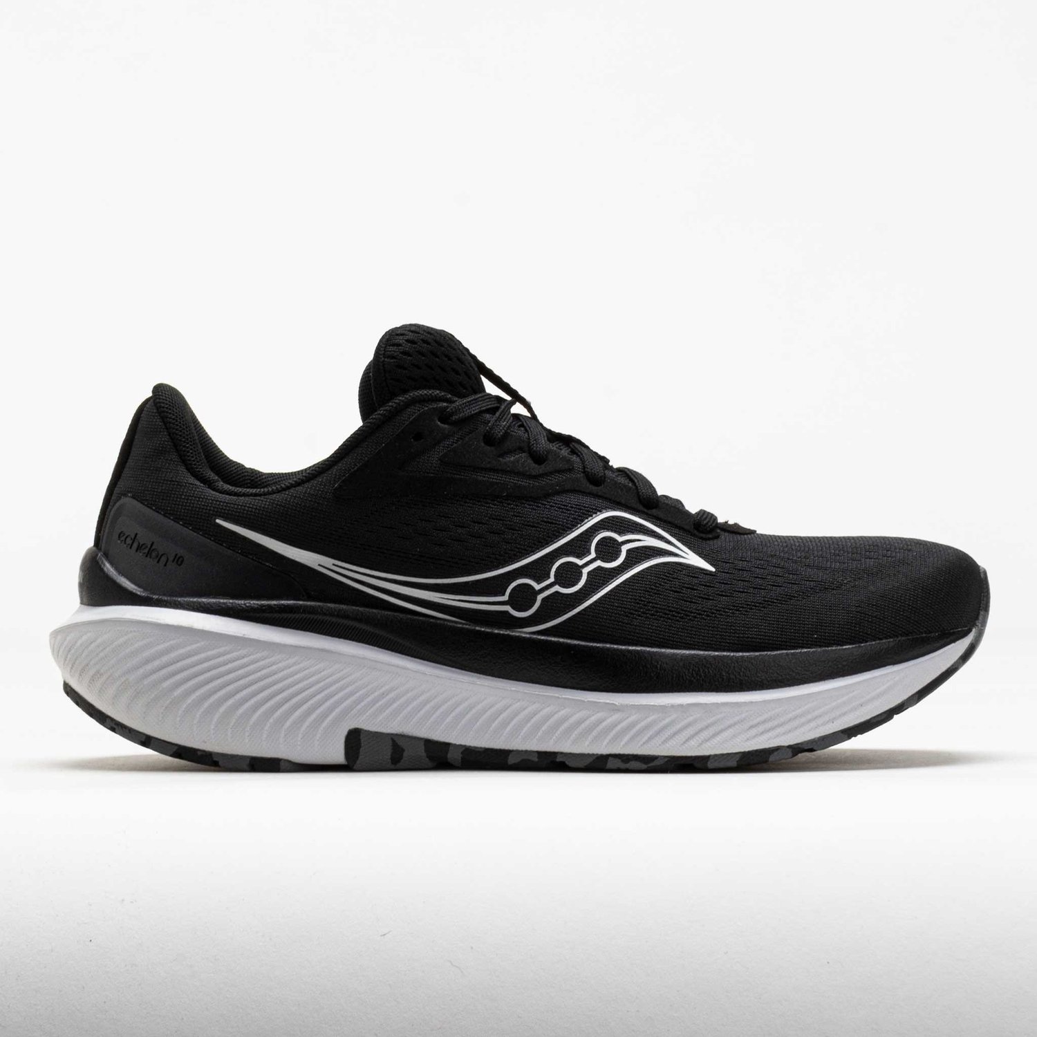 Saucony Echelon 10 - Hardloopschoen - Zwart/Zilver - Maat 9