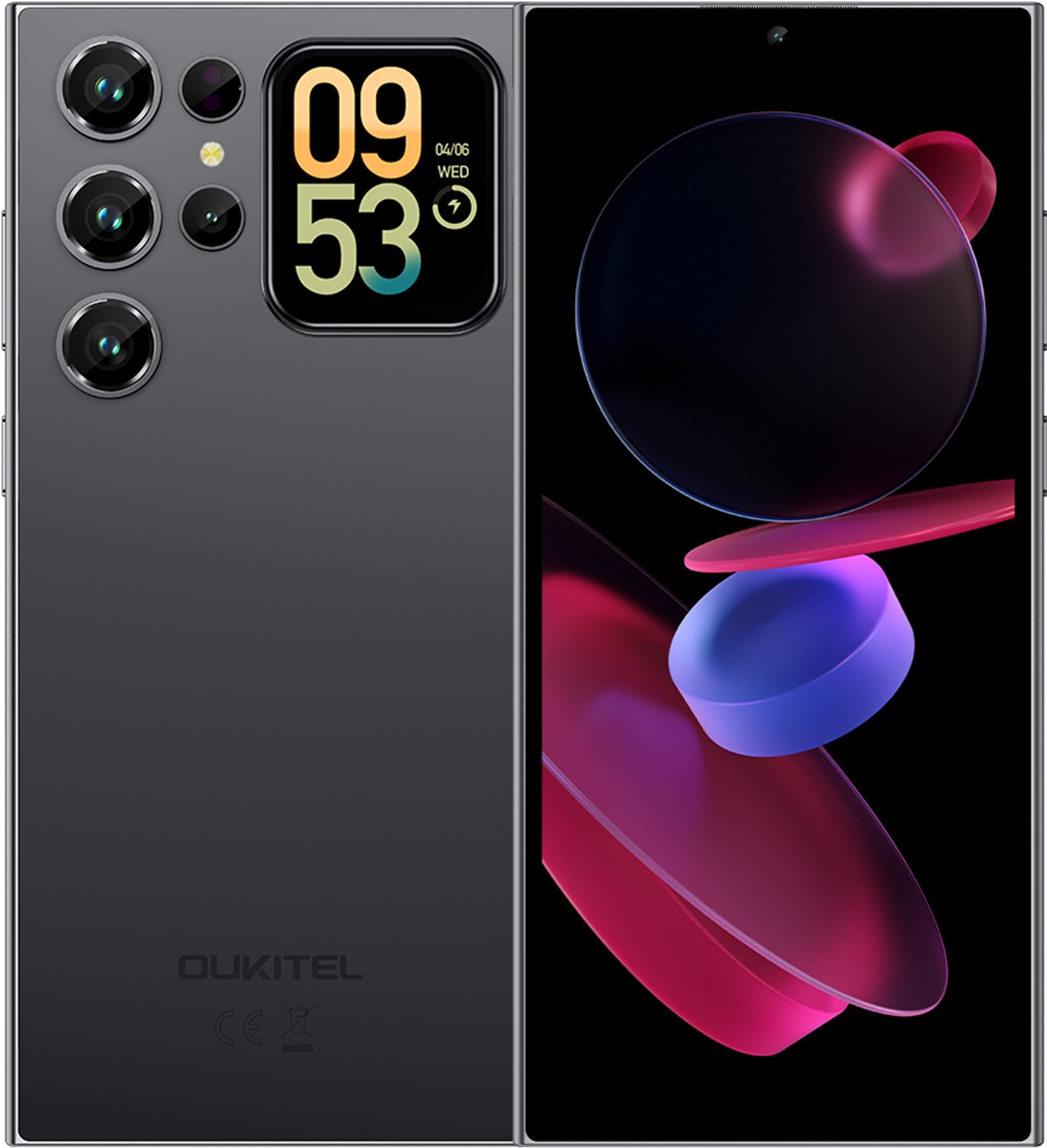 OUKITEL C72 Smartphone 16GB RAM-128GB ROM-6.88 inch HD-5150 mAh-64MP Camera-4G