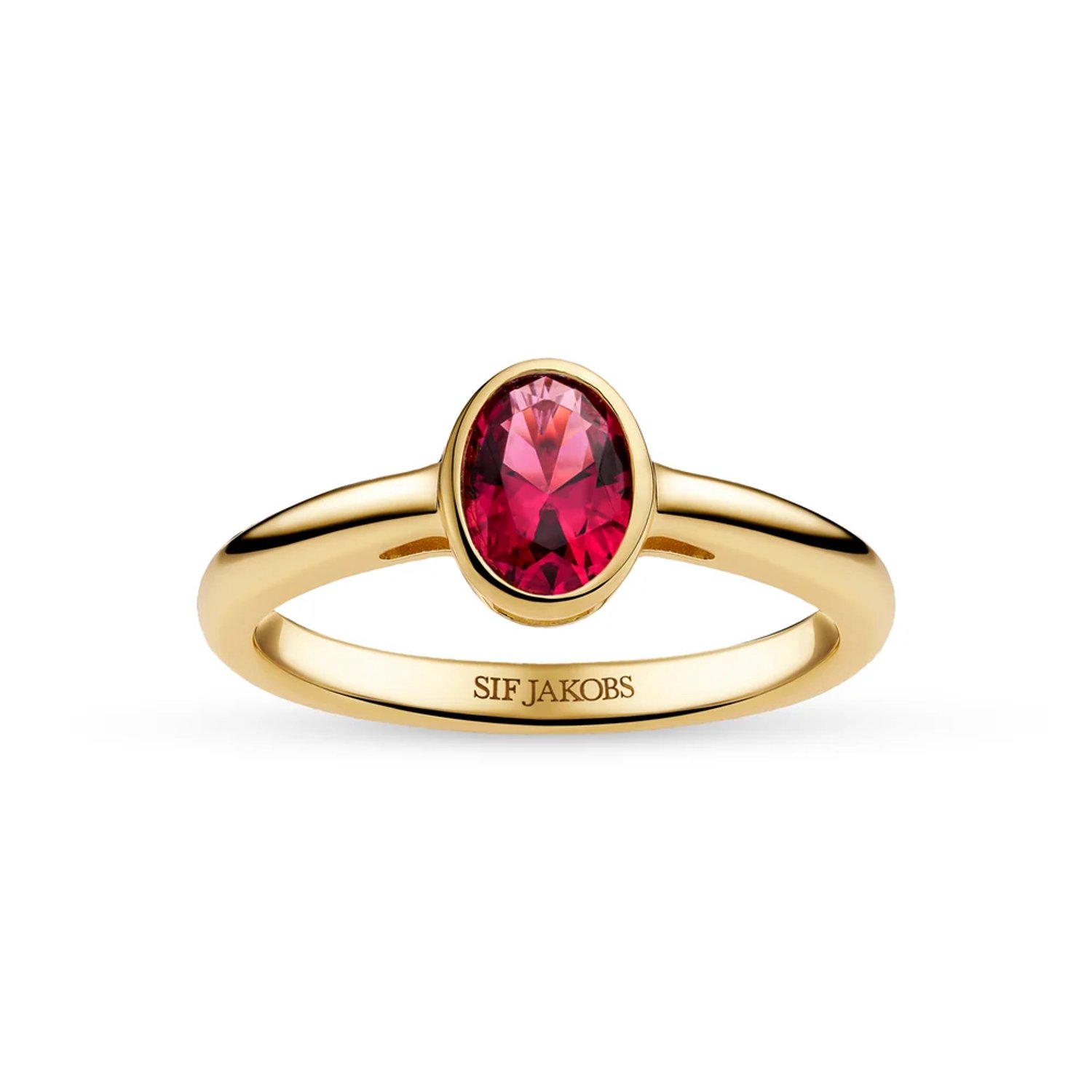 Sif Jakobs Ring Sardinien Ovale Piccolo SJ-R2795-PKCZ-YG-52