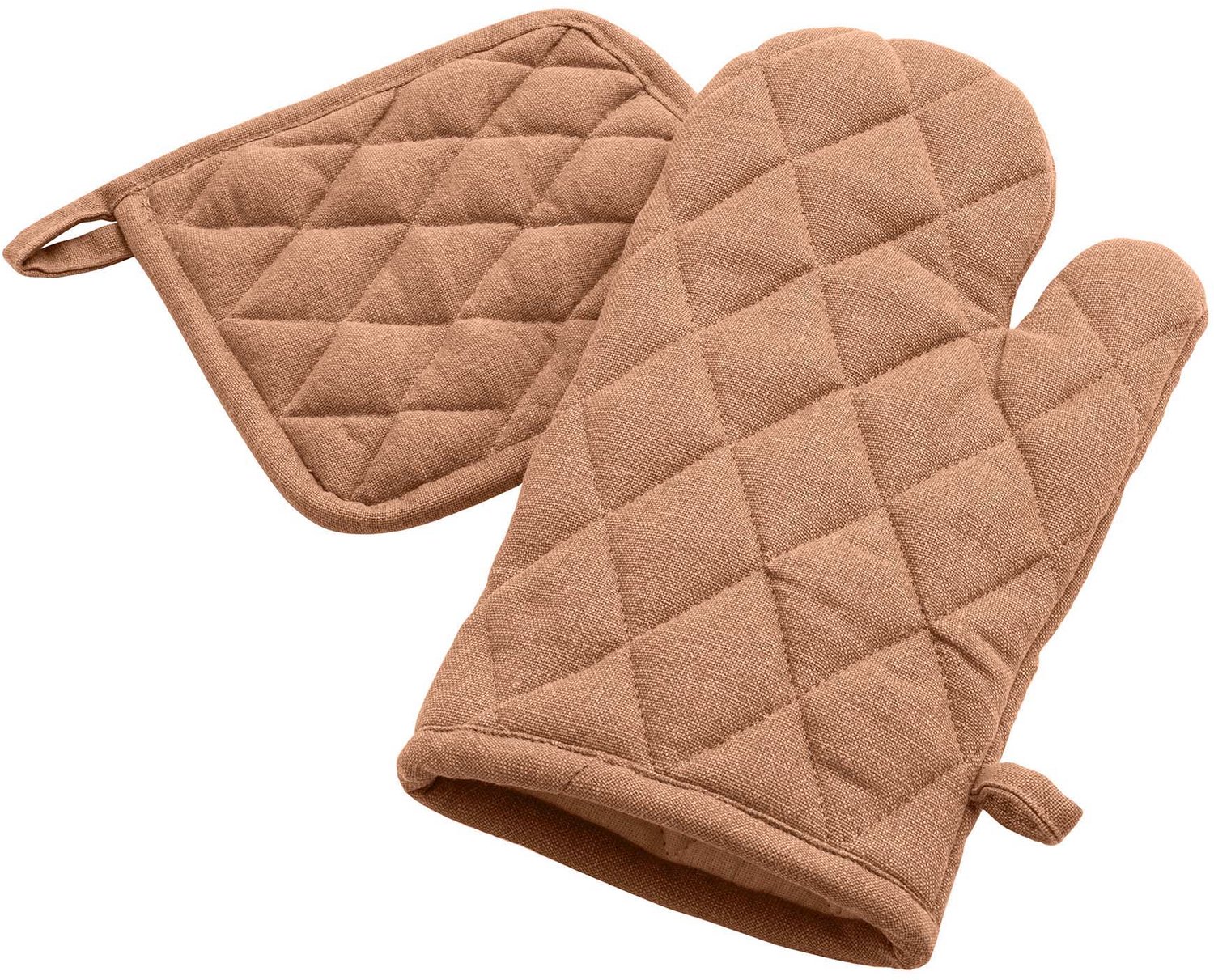 Douceur d'intérieur Gourmet Ovenwant en Pannenlap – Mocha – 2-delige set