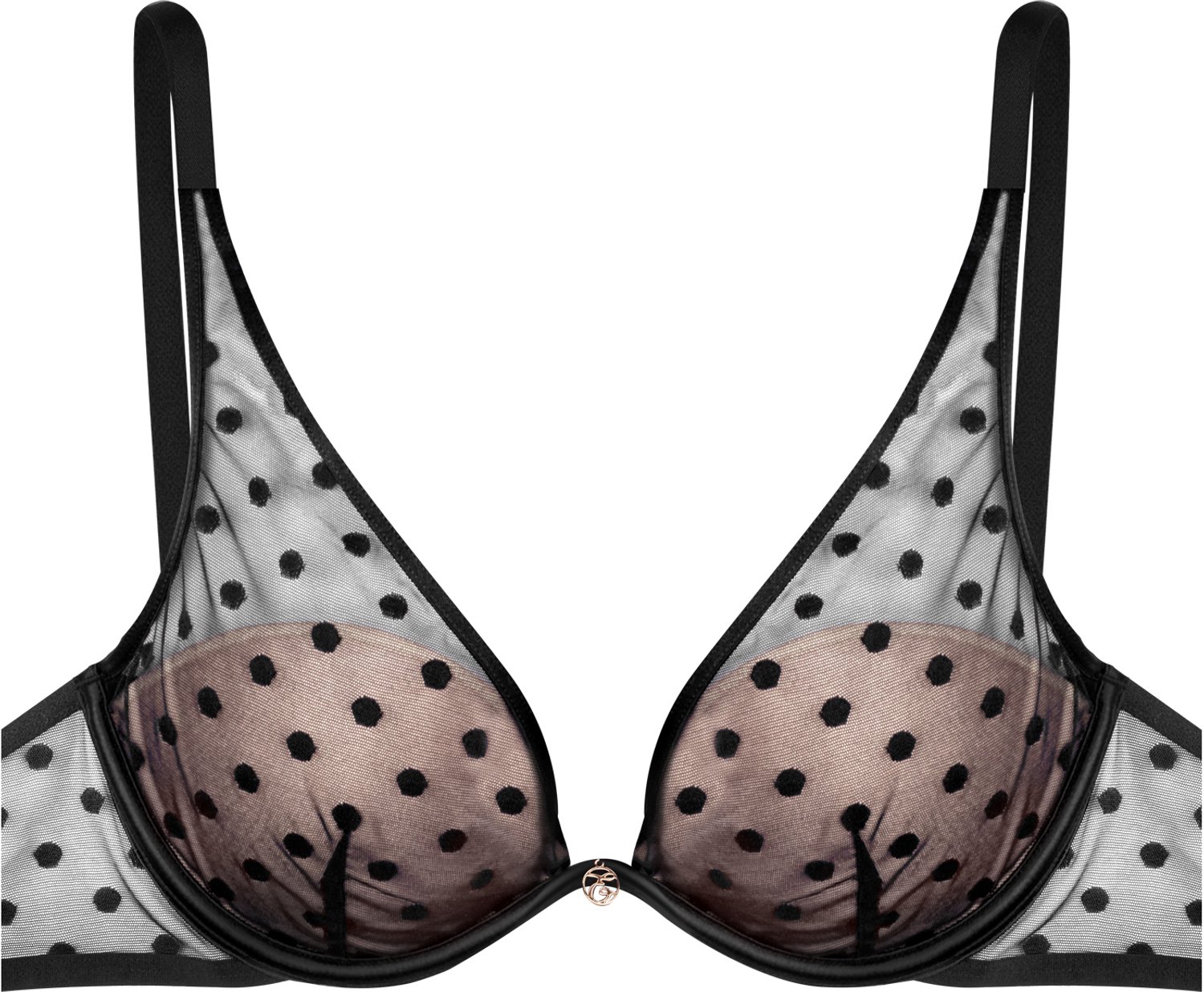 ESOTIQ Izzie - Push-upbeha - 65C - Zwart - Met beugels