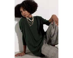Oversized trui met zachte textuur