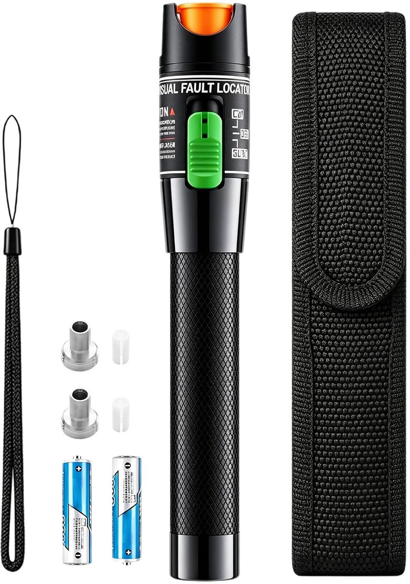 30 mW visuele foutenzoeker glasvezeltester draagbare kabel testpen met 2,5 mm interface 30 km bereik voor single-mode en multimode kabels
