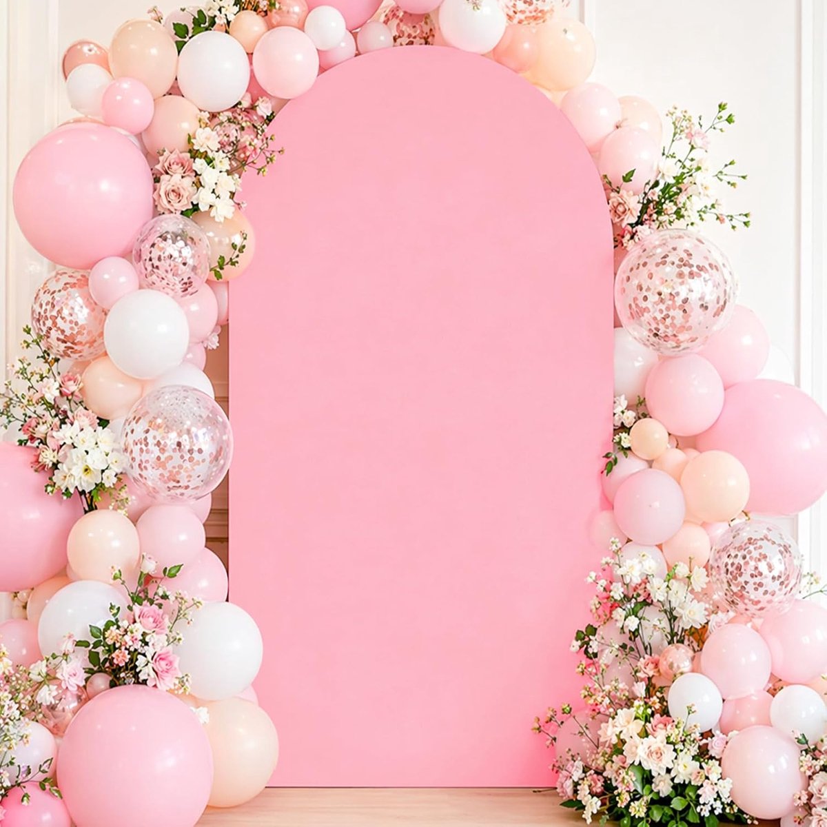 Dubbelzijdige bruiloftsboogafdekking, achtergrondafdekking, fotografie, boogafdekking voor bruiloft, verjaardag, ceremonie, feest en banket, decoratie