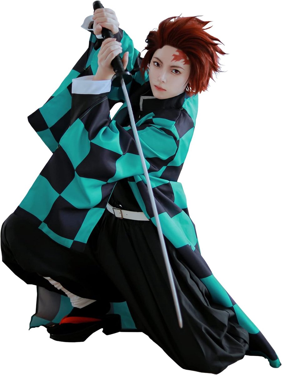 Zenitsu Cosplay Kimono, volledige set, Anime Zenitsu Cosplay Kostuum Volwassenen